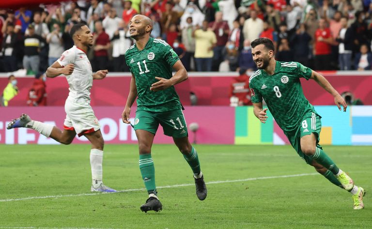 مباراة الجزائر وتونس في كأس العرب 2021