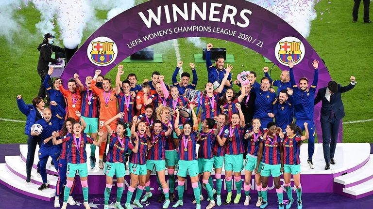 برشلونة حامل لقب دوري أبطال أوروبا للسيدات