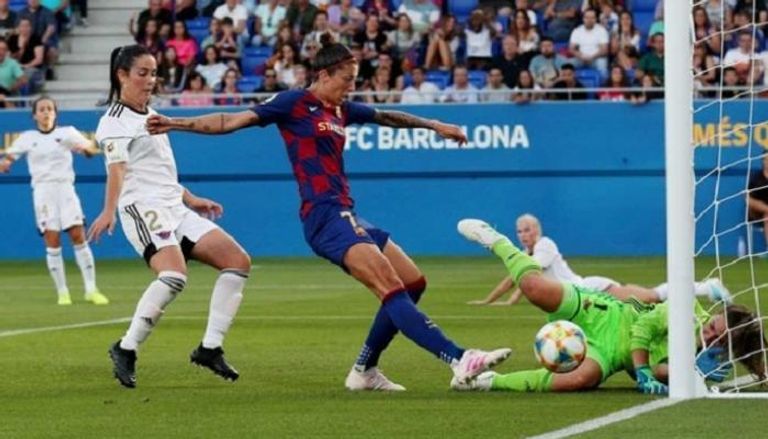 سيدات برشلونة ضد ريال مدريد من مواجهة سابقة