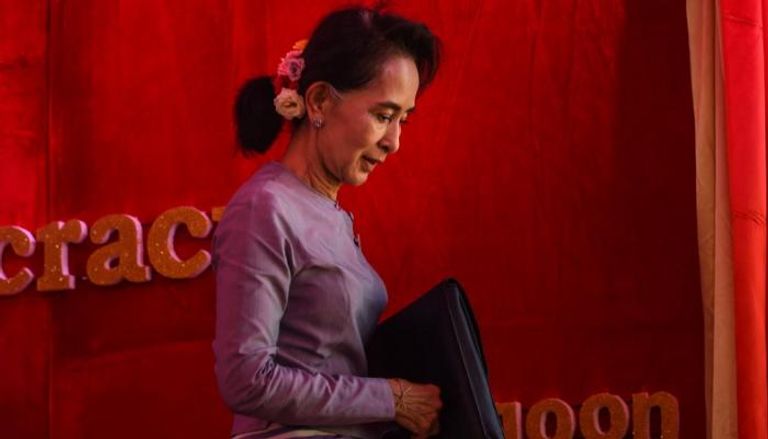 زعيمة ميانمار السابقة أونغ سان سو تشي- ا ف ب