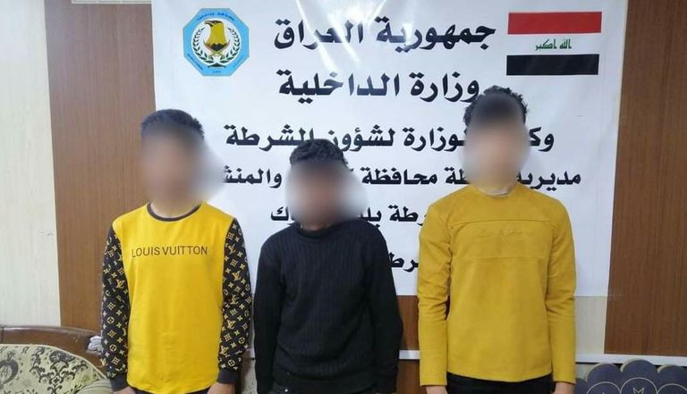 عنصر من الشرطة الاتحادية العراقية خلال مهمة أمنية 