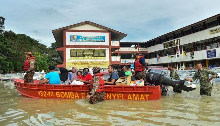 فيضانات عارمة في ماليزيا