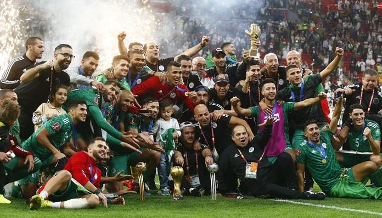 منتخب الجزائر بطل كأس العرب 2021