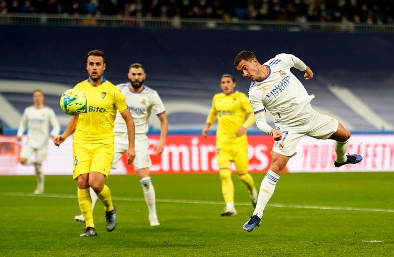 ريال مدريد ضد قادش كريم بنزيما مهاجم ريال مدريد