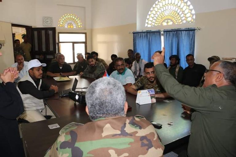 الحملة تستهدف توعية المواطنين في الشوارع