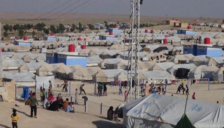مخيم الهول في شرق سوريا