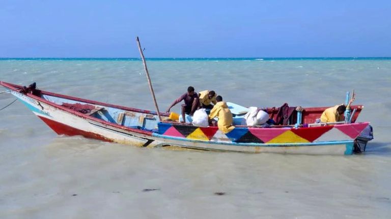 قوارب بحرية يمنية