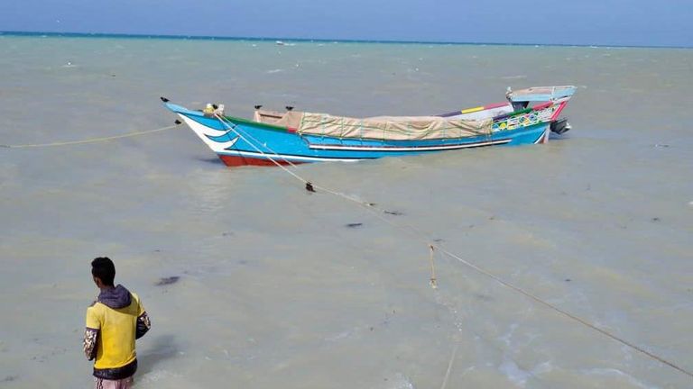 قوارب بحرية يمنية