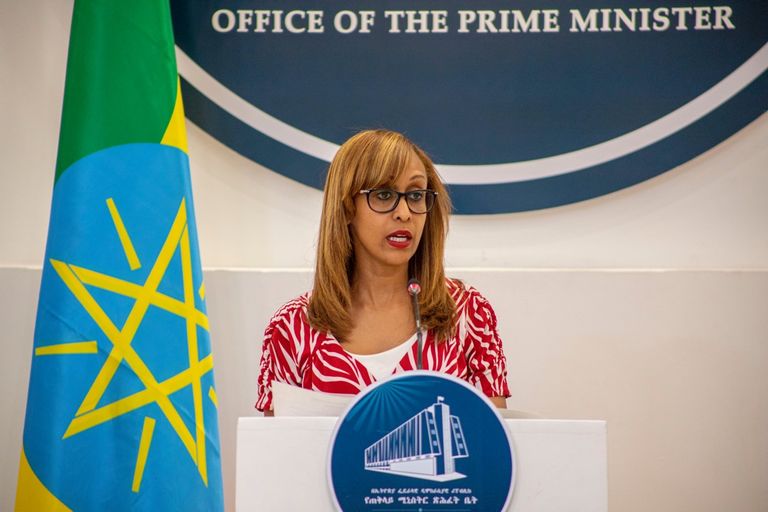 بليني سيوم السكرتيرة الصحفية بمكتب رئيس وزراء إثيوبيا