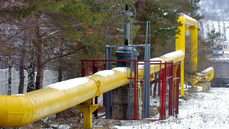 أنبوب لتوصيل الغاز في أوروبا أنبوب لتوصيل الغاز في أوروبا