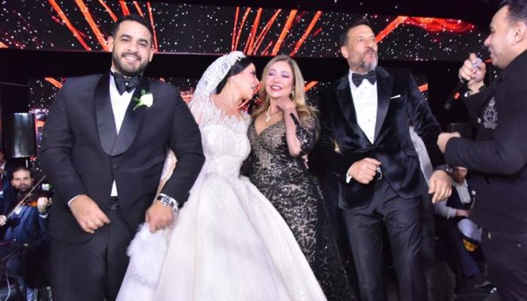 لقطة من حفل زفاف ابنة ماجد المصري