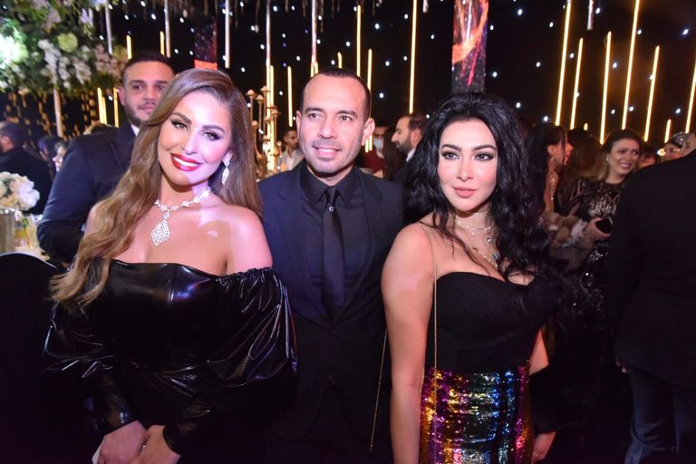 لقطة من حفل زفاف ابنة ماجد المصري