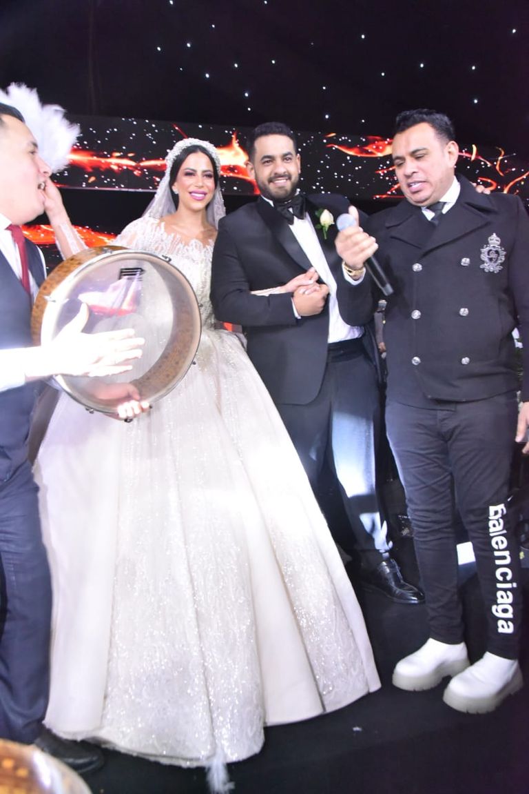 لقطة من حفل زفاف ابنة ماجد المصري