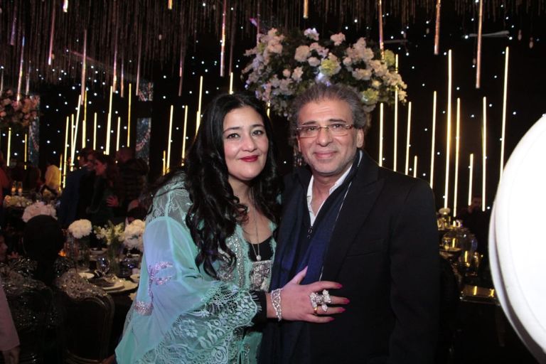 لقطة من حفل زفاف ابنة ماجد المصري