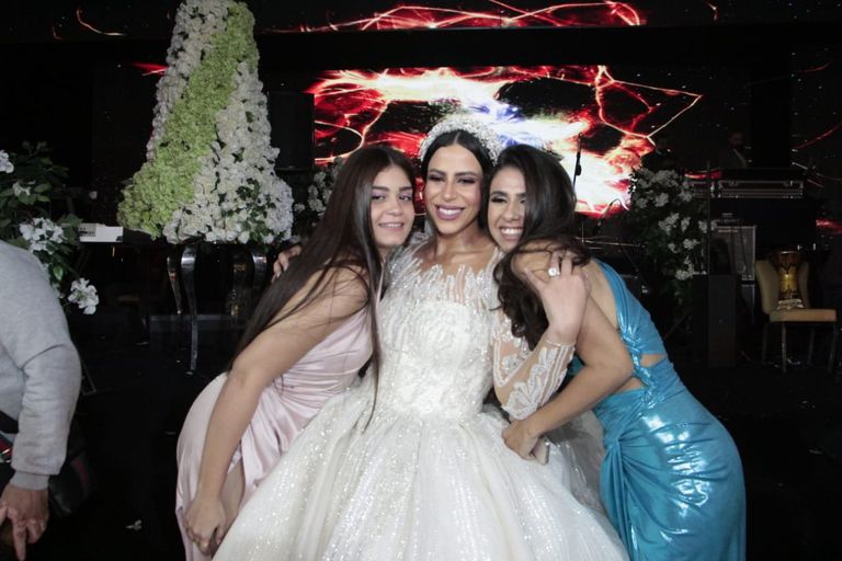لقطة من حفل زفاف ابنة ماجد المصري