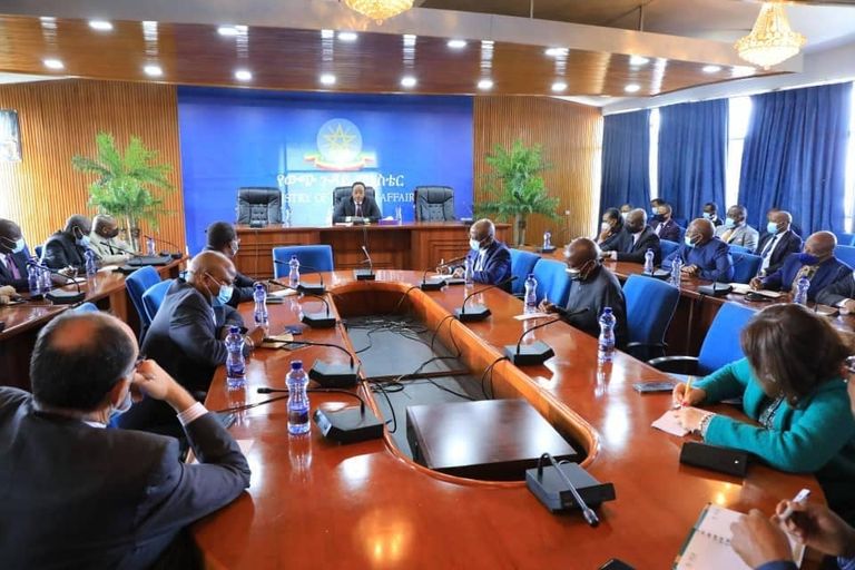 وزير الدولة للشؤون الخارجية الإثيوبية السفير رضوان حسين