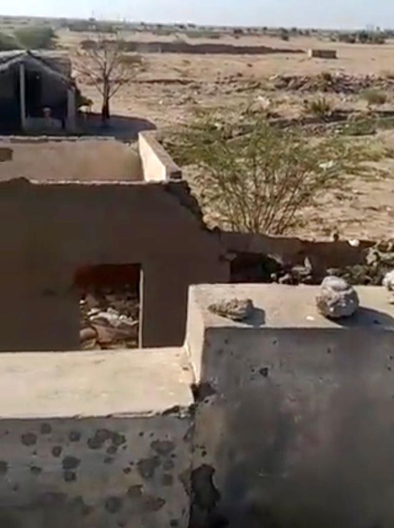 منزل حوله الحوثي لمترس للقتال في القضيبة جنوبي الحديدة