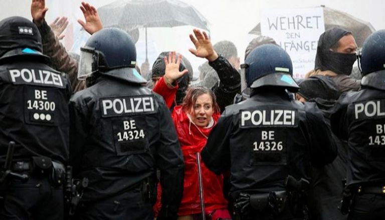 مظاهرات سابقة في ألمانيا ضد إجراءات كورونا