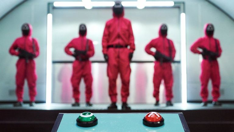 ملصق مسلسل "لعبة الحبار"