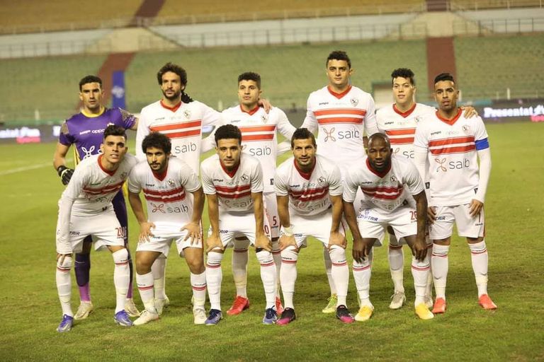 الزمالك والمحلة في مباراة سابقة