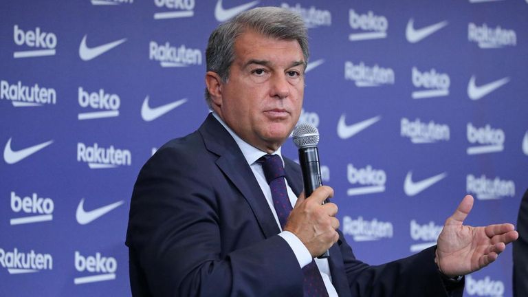 خوان لابورتا فريق برشلونة