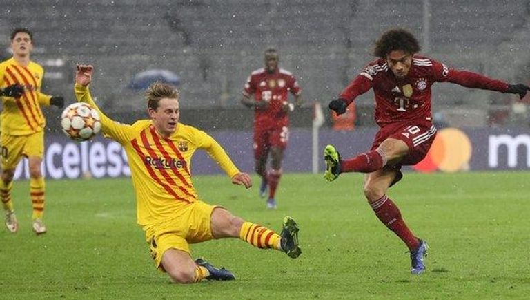 بايرن أسقط البارسا مرتين فريق برشلونة