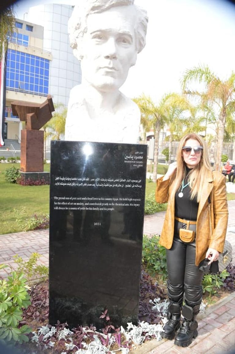 شهيرة مع زوجها الراحل محمود ياسين