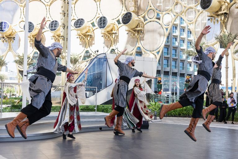 احتفالات فلسطينية في إكسبو 2020 دبي