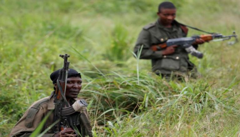 جانب من العمليات المشتركة بين جيشي الكونغو وأوغندا 