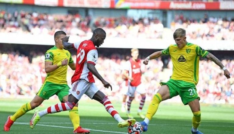 أرسنال ضد نوريتش سيتي من مباراة سابقة