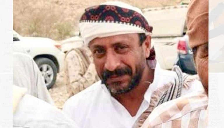 رجل الأعمال اليمني فريد الهلالي لدى مشاركته في اجتماع بشبوة - أرشيفية