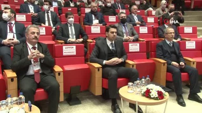 المسؤول التركي خلال إلقاء كلمته بالحفل