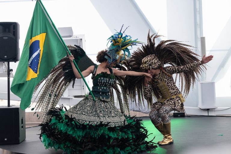 جانب من عروض البرازيل في إكسبو دبي 2020