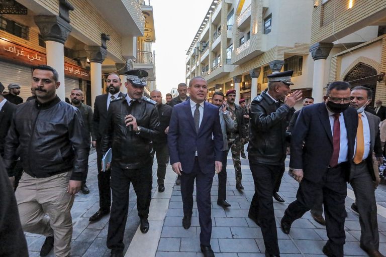 افتتاح شارع المتنبي الشهير في بغداد 