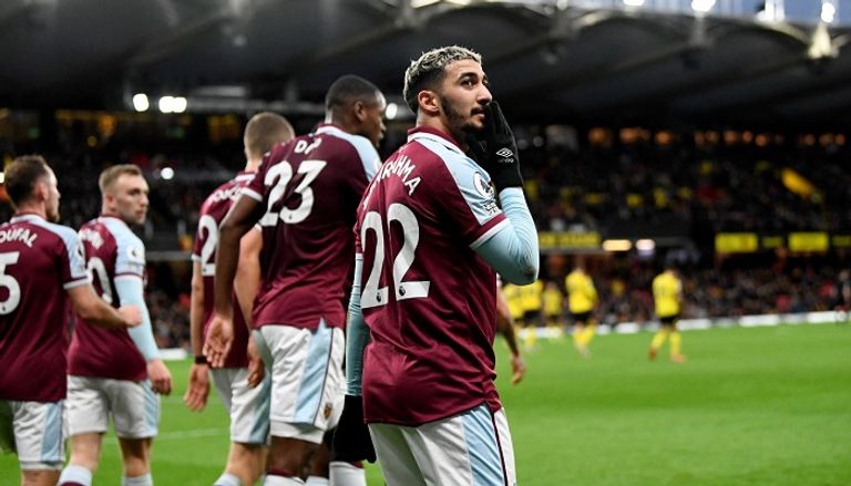 سعيد بن رحمة في مواجهة وست هام ضد واتفورد في الدوري الإنجليزي سعيد بن رحمة أمام واتفورد