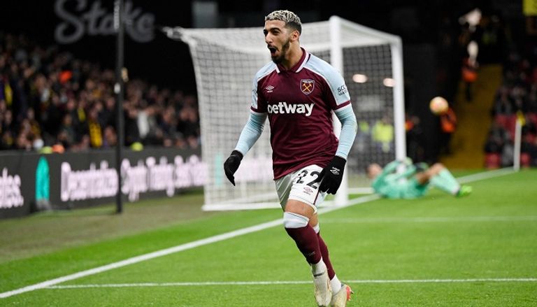 سعيد بن رحمة في مباراة وست هام ضد واتفورد