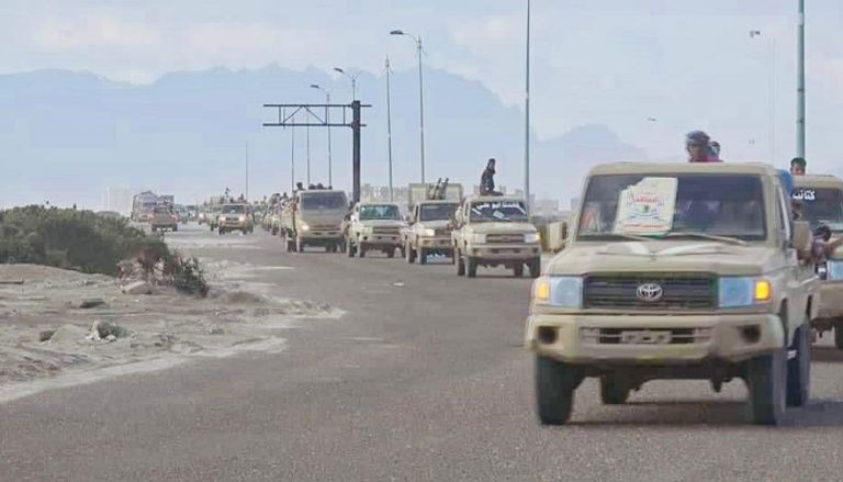 دوريات وآليات تصل شبوة استعدادا لمعركة التحرر من الحوثي