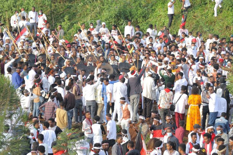 جانب من احتفالات إثيوبيا خلال عام 2021