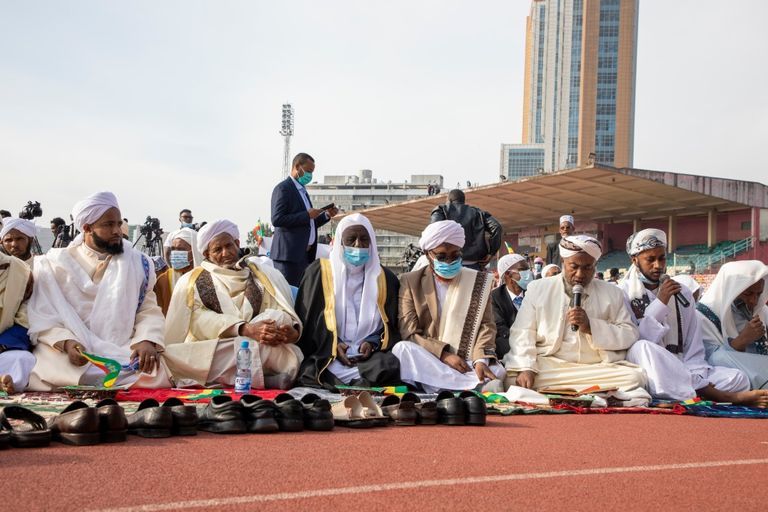 جانب من احتفالات إثيوبيا خلال عام 2021