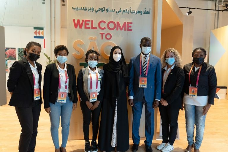 إكسبو دبي.. شما المزروعي تزور جناحي دومينيكا وساو تومي وبرينسيب