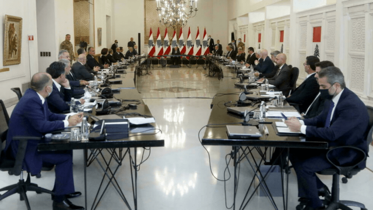 آخر حكومة لبنانية برئاسة نجيب ميقاتي