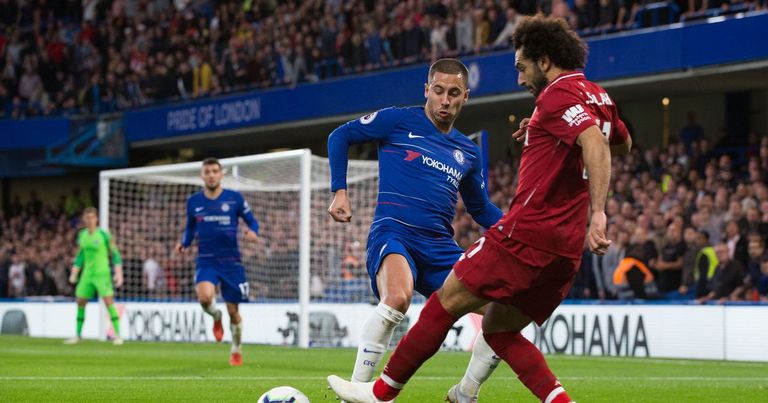 محمد صلاح وإيدين هازارد