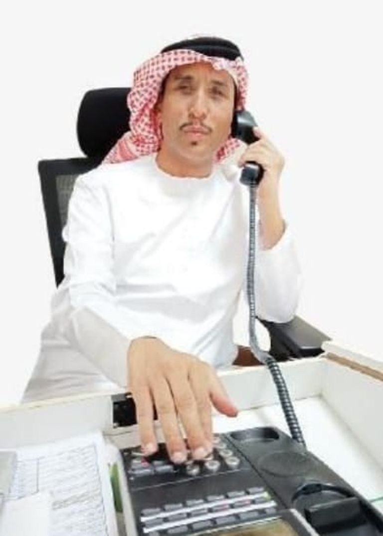 محمد غريب الحوسني من مباريات المكفوفين