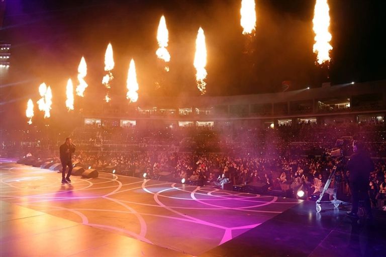 عمرو دياب في حفل الرياض