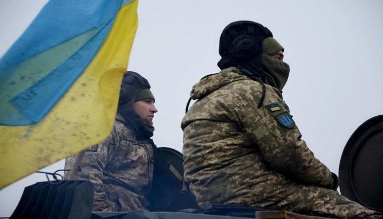 عناصر من القوات الأوكرانية على الحدود- أرشيفية