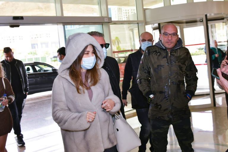 وصول نانسي عجرم إلى مصر استعدادا لحفل رأس السنة