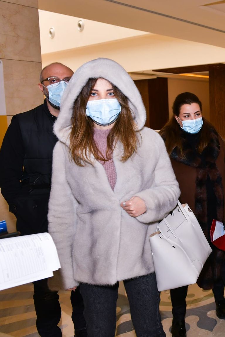 وصول نانسي عجرم إلى مصر استعدادا لحفل رأس السنة