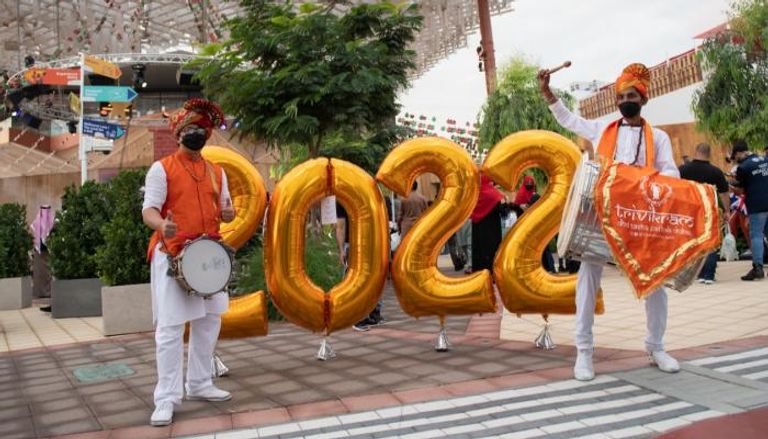جانب من احتفالات 2022 في إكسبو دبي
