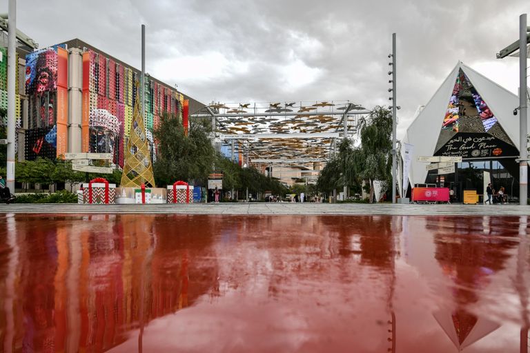جانب من احتفالات 2022 في إكسبو دبي