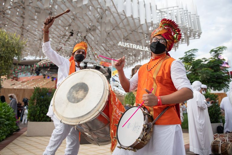 جانب من احتفالات 2022 في إكسبو دبي